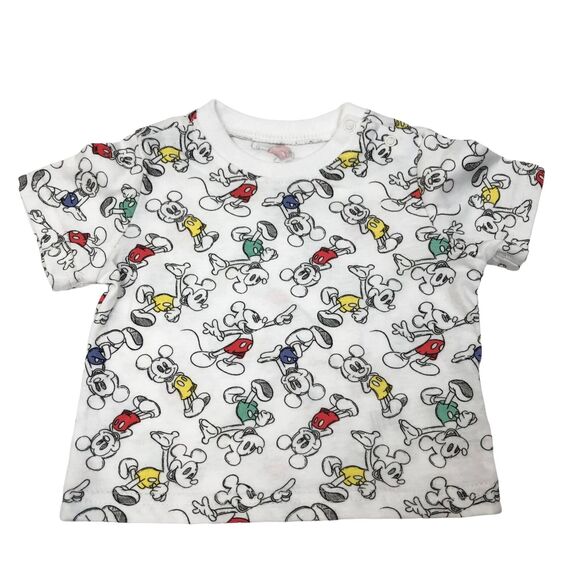 Lot Baby B Gosh Denim Dress Disney Baby Mickey Mouse T Shirt Baby Girl 6 Months - Picture 7 of 10